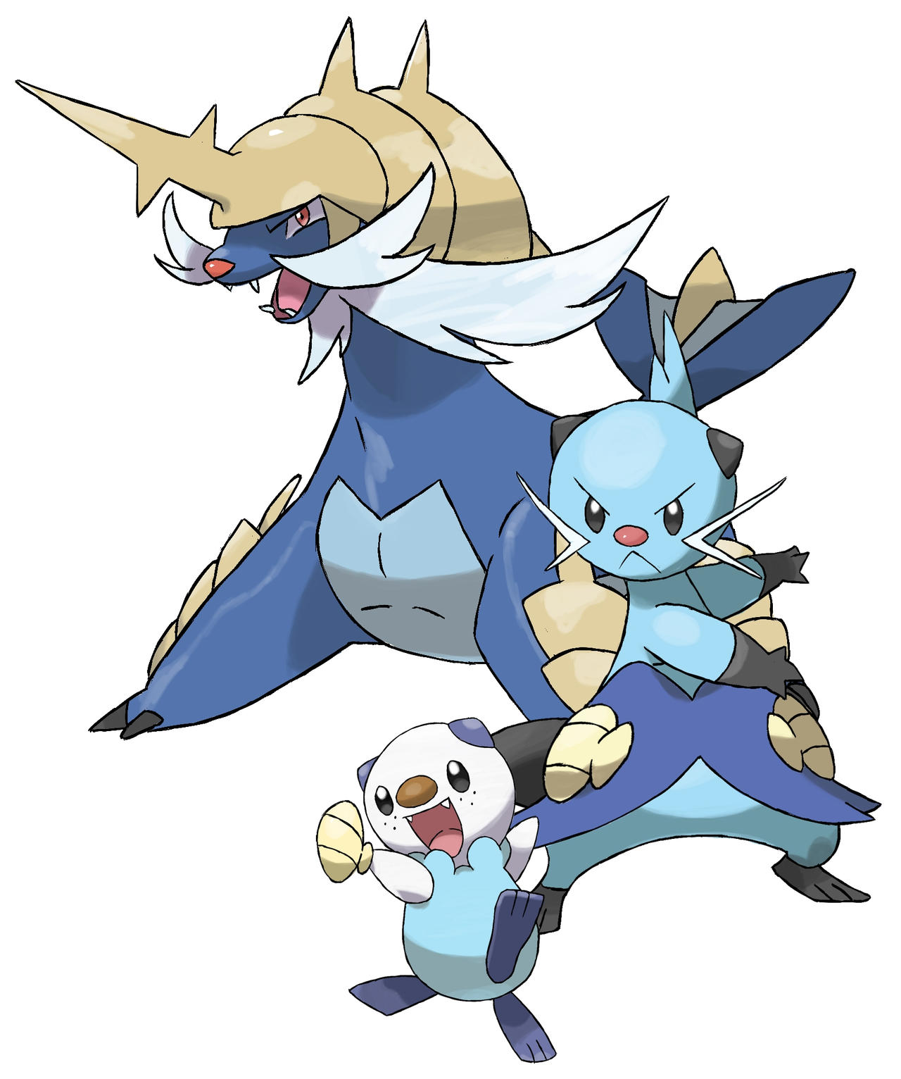 501 503 Oshawott Evolution By Torathor On DeviantArt 501-503-oshawott-evolution-by-torathor-on-deviantart