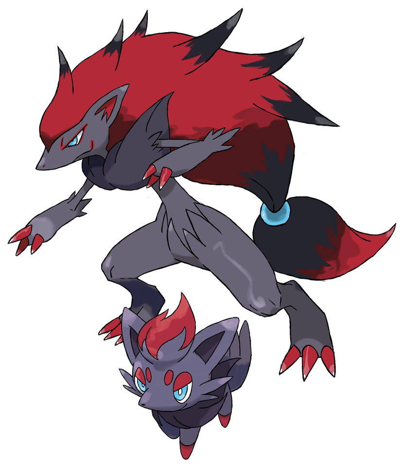 Zora Evolution 570-571 Zorua Evolution by Torathor on DeviantArt