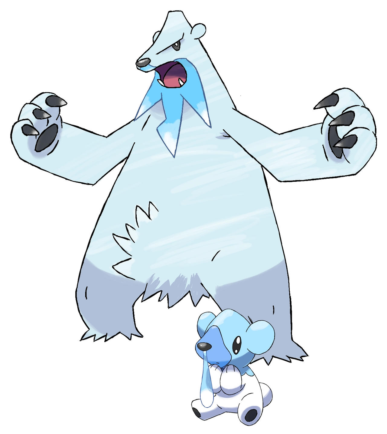 Cubfoo Pokemon 613-614 Cubchoo Evolution by Torathor on DeviantArt