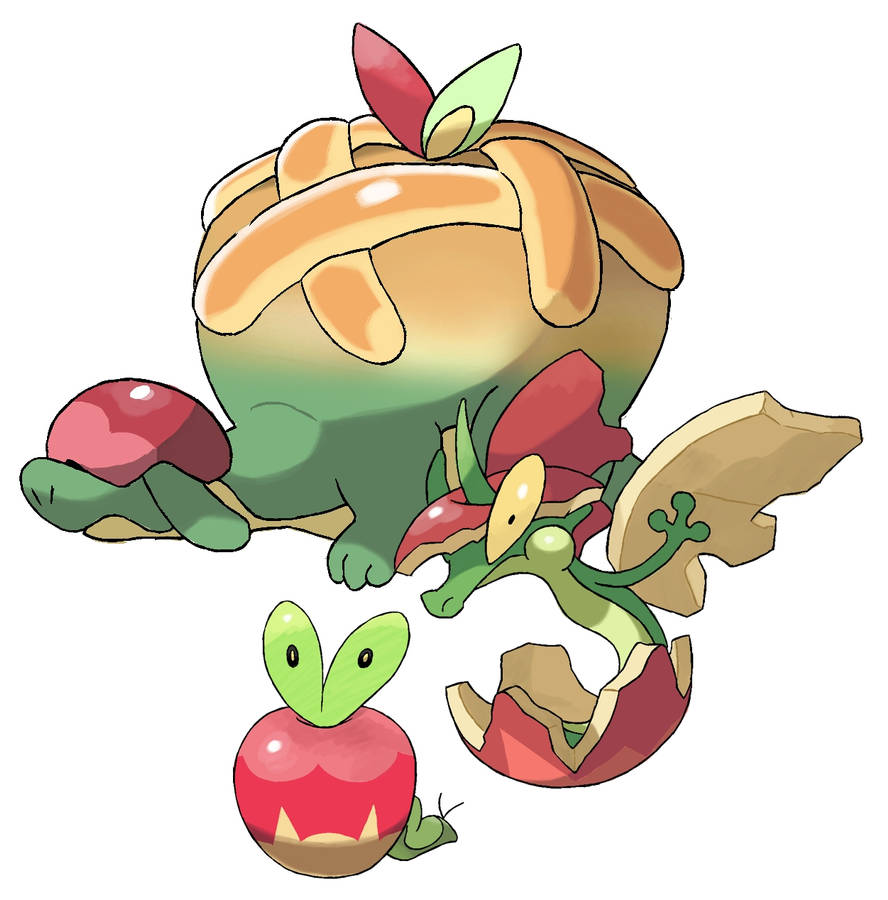840-842 Applin Evolutions by Torathor on DeviantArt