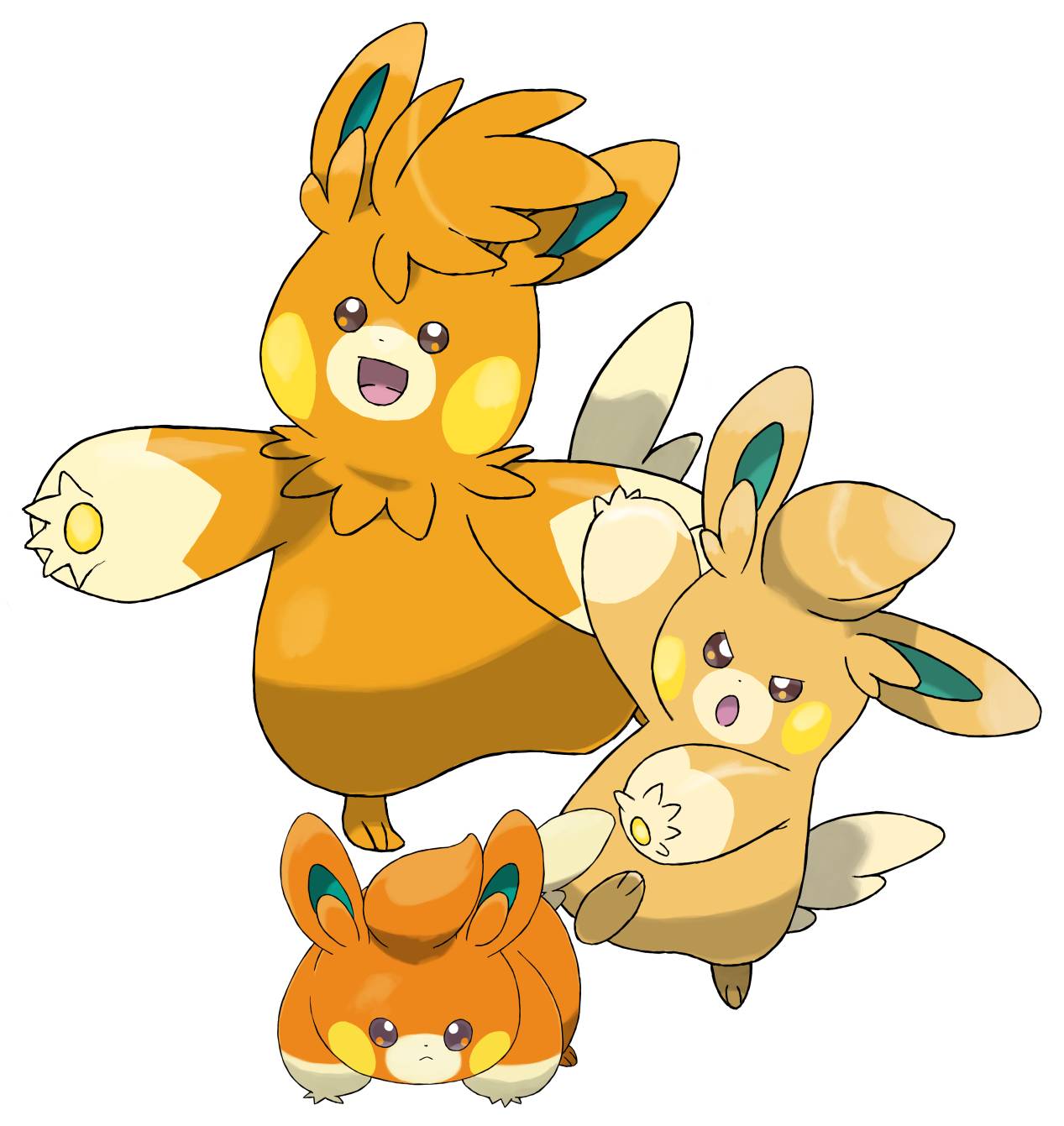 921-923 Pawmi Evolution by Torathor on DeviantArt