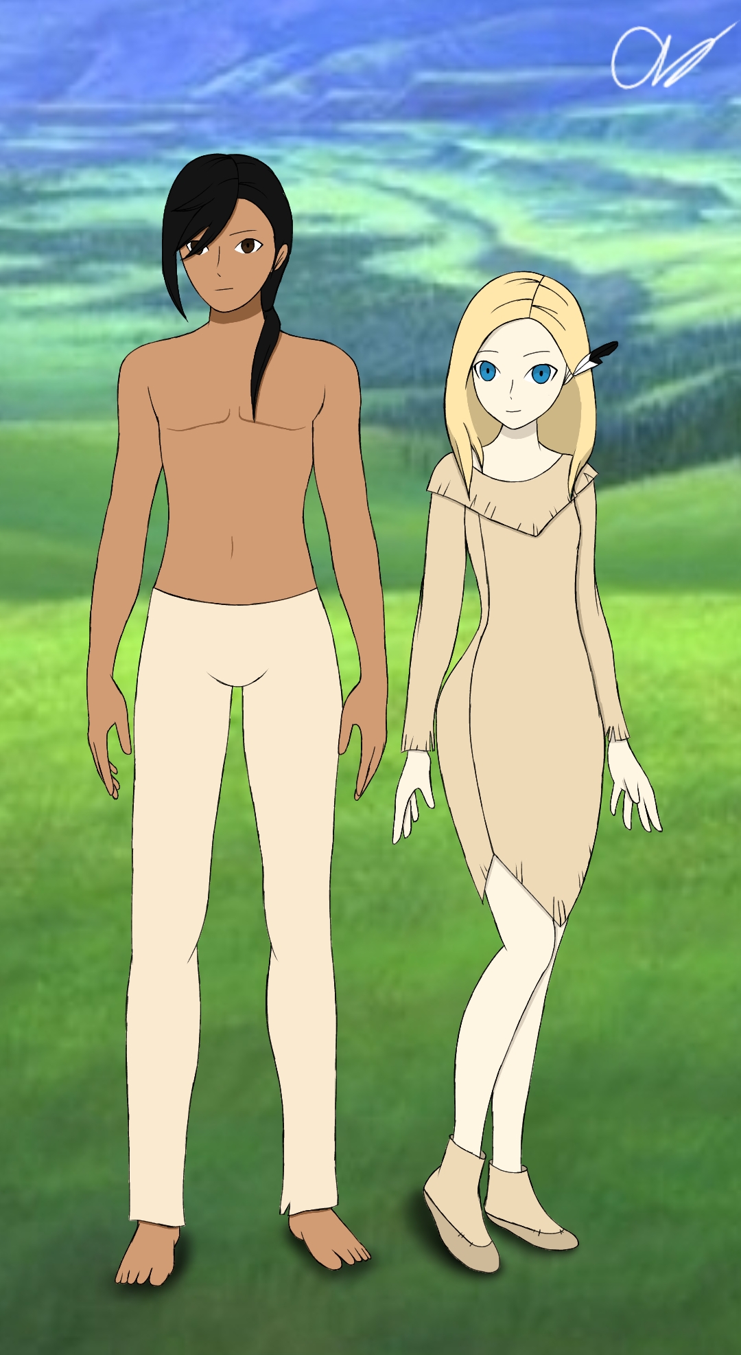 Humanized Spirit Spirit and Rain humanized by Ortizandrea on DeviantArt