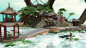 MMD STAGE Lotus Pond V1.00 DL!!!
