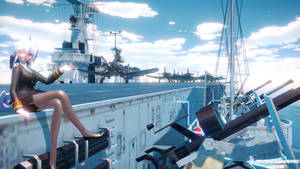 MMD STAGE USS CVL48 Saipan[WOWS]Ver 1.00 DL!!!