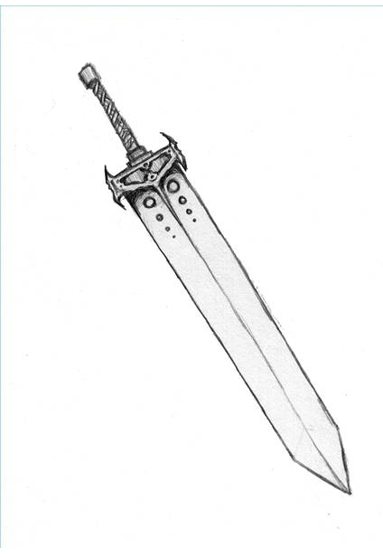 anime sword designs drawings