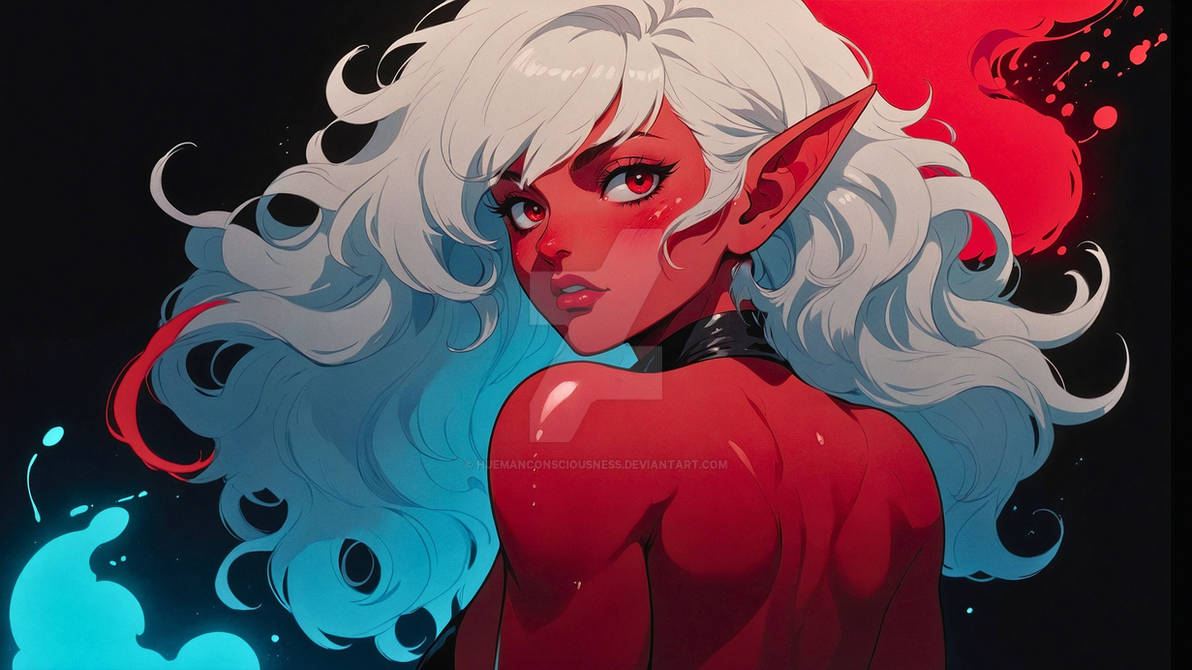 Red Elf Real Red Elf Beauty by HueManConsciousness on DeviantArt