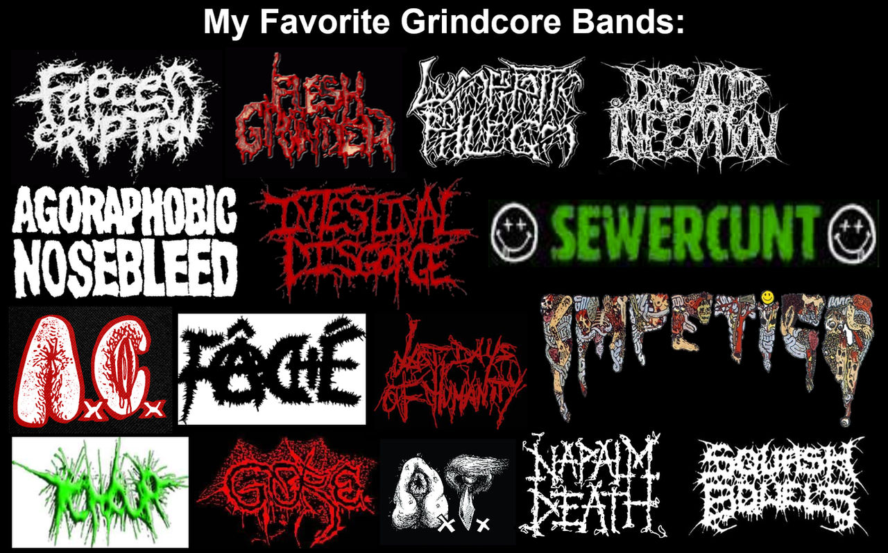 Grindcore Riffs Tabs Some Of My Favorite Grindcore Bands. by 96Frosty on DeviantArt
