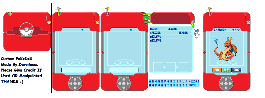 Pokedex designs, themes, templates and downloadable graphic