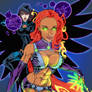 Starfire and Raven