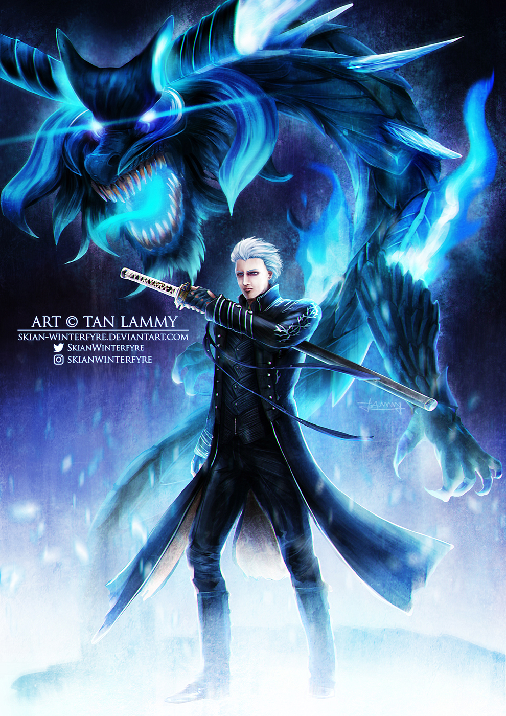 Vergil [ Devil May Cry 5:SE fanart ] by ExCharny on DeviantArt