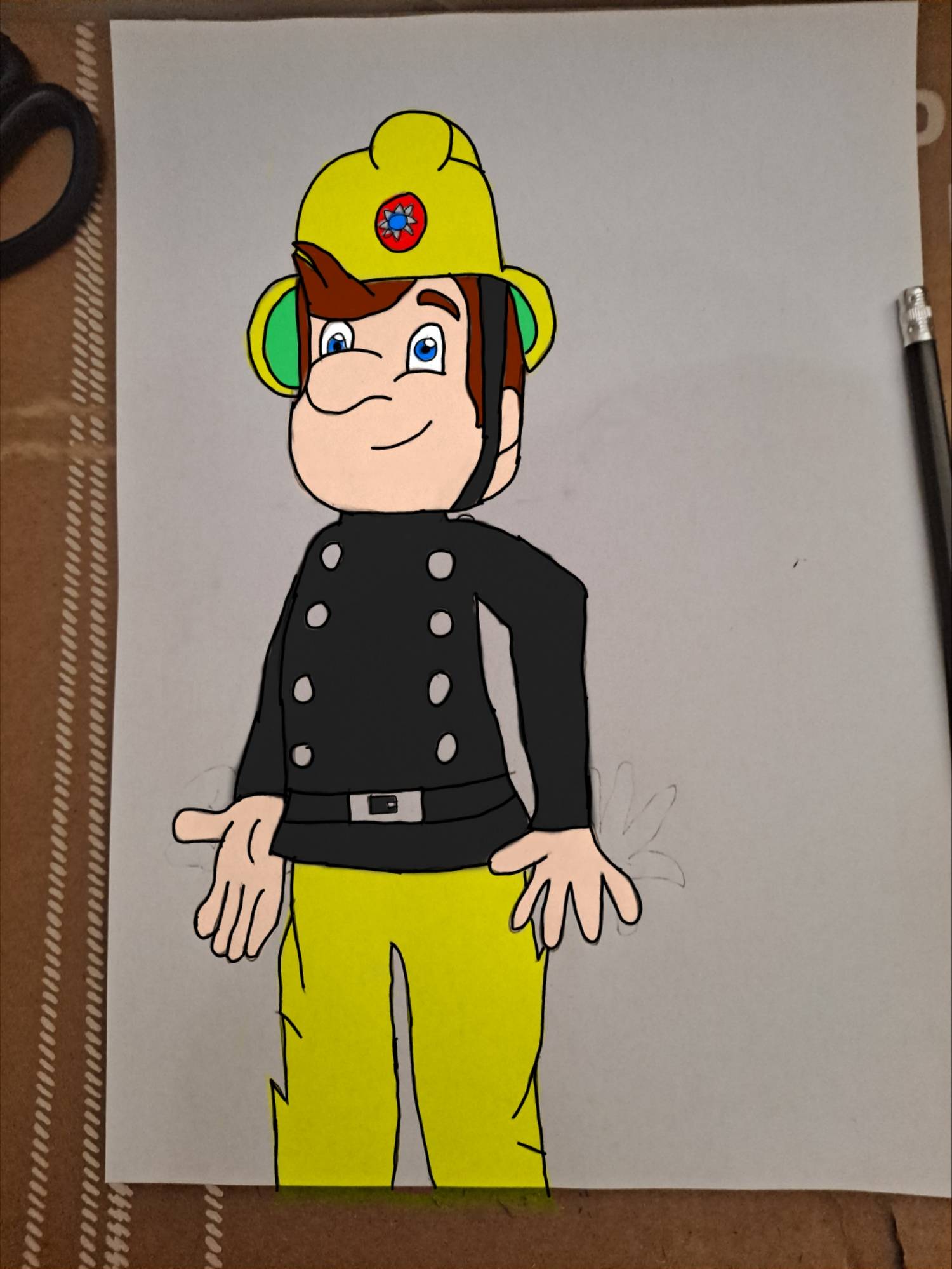 Fireman Sam digital drawing by BumperFilmsCoach2006 on DeviantArt