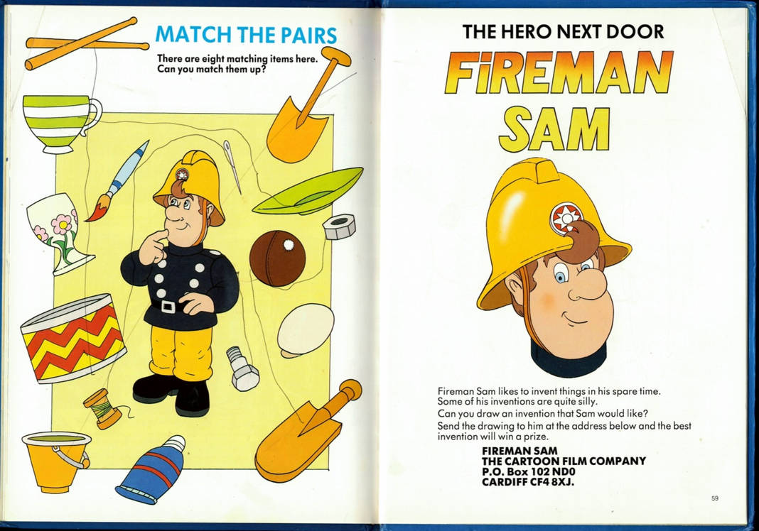 Fireman Sam 1987 annual HD scan 5 by BumperFilmsCoach2006 on DeviantArt