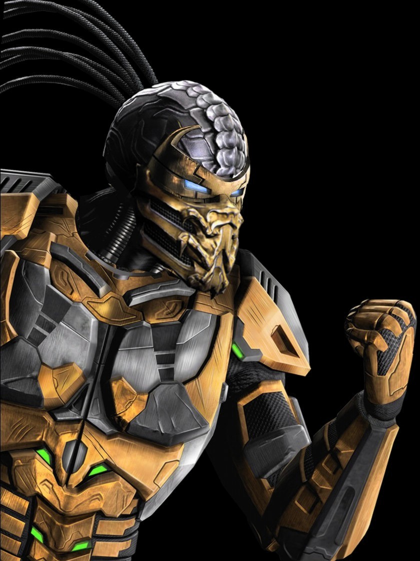 Scorpion Cyborg mortal kombat