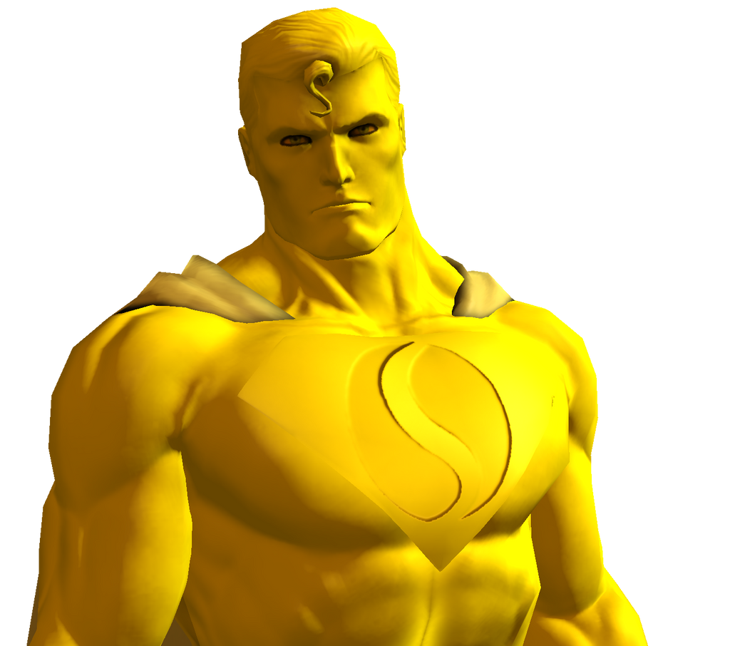 Золотые персонажи. Золотой Бог Супермен. Супермен Прайм золотой Бог. Желтые герои. Персонажи желтого цвета.