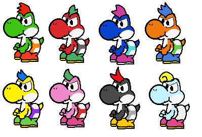 Mini Yoshi Colors By OrangeGrass On DeviantArt mini-yoshi-colors-by-orangegrass-on-deviantart