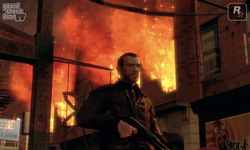 'GTA IV Fire' Wallpaper