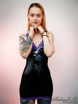 Mademoiselle Ilo - Marnie latex dress - Model Bill