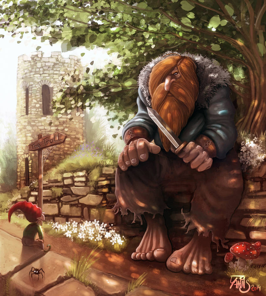 The Troll and the Gnome by Traaw on DeviantArt