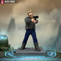 Jack Bauer from 24 TV Show made in Hero Forge 1