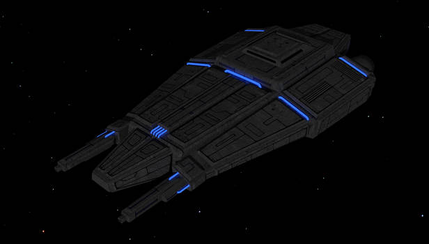 Space fighter Ictus (Blender)