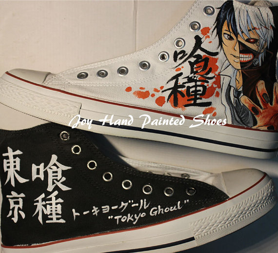 tokyo ghoul Anime Converse by ajdv on DeviantArt