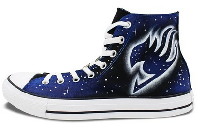 Anime converse chuck taylor Fairy Tail shoes by ajdv on DeviantArt Anime converse chuck taylor Fairy Tail shoes by ajdv on DeviantArt