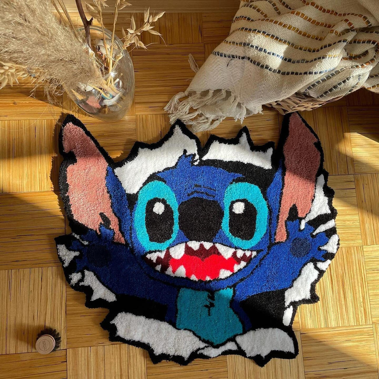 Stitch Rug Tufted from mypaintedshoes by ajdv on DeviantArt