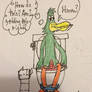 Alex the Duck on the Potty