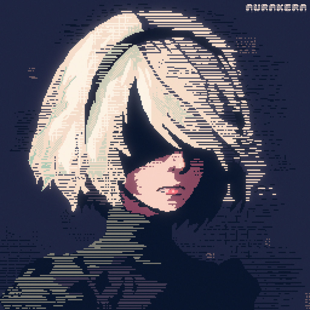 2B - Glitching by aurakera on DeviantArt