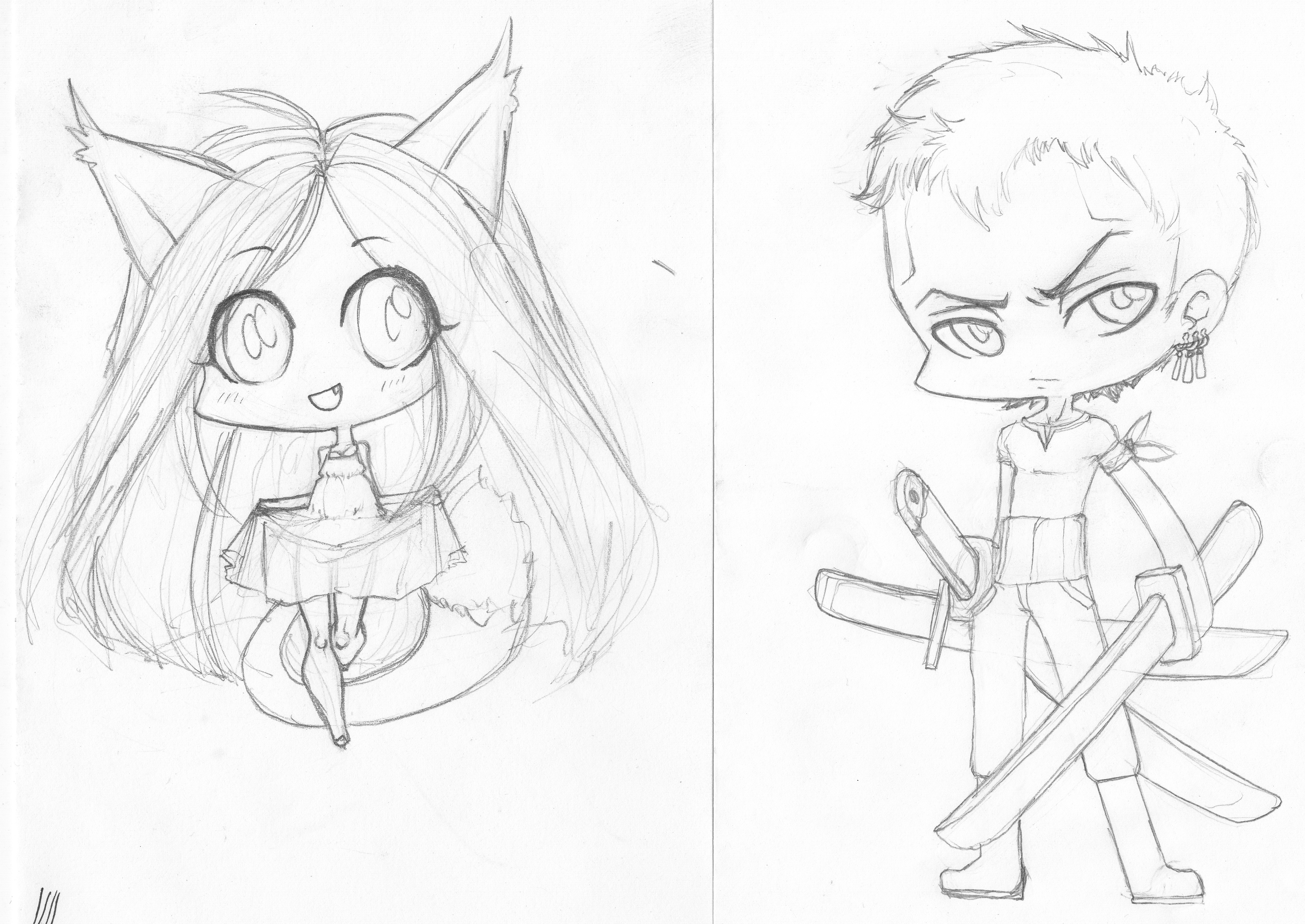 Chibi Commissions WIP