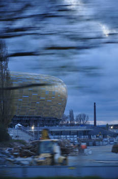 Passing by Baltic Arena