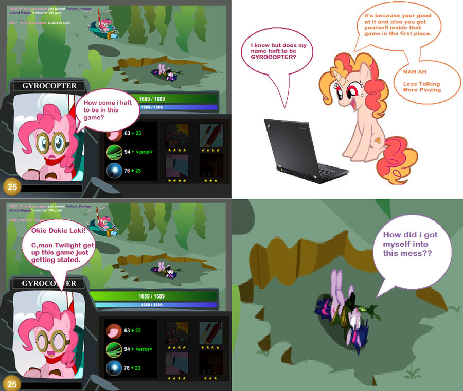Pinkie in a Dota 2 Game.