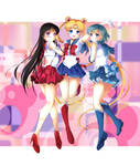 Sailor Trio by Rurutia8