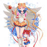 Collaboration: Sailor Moon and Sailor Chibi Chibi