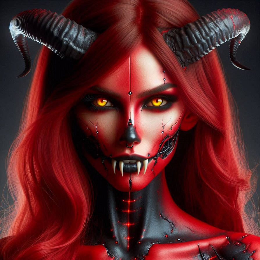 Beutiful Devil Form Beautiful Demon by RareMediums on DeviantArt