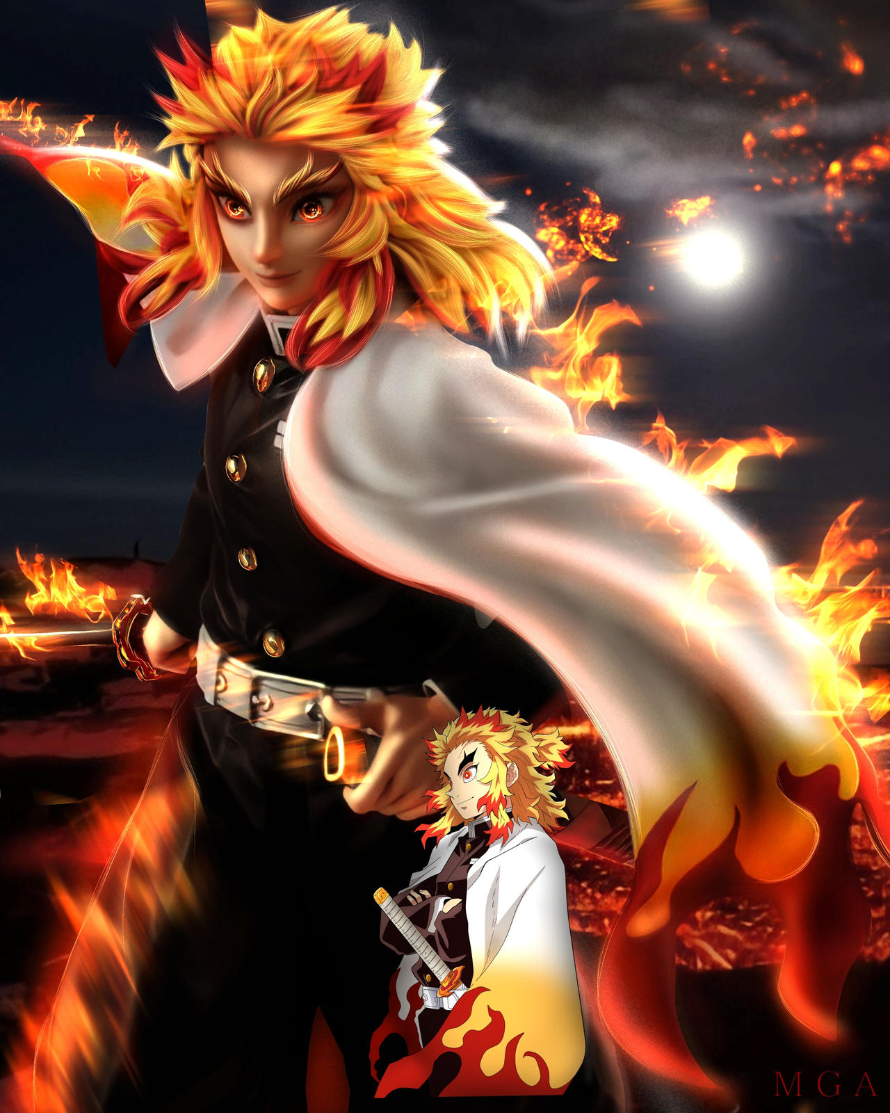 Rengoku by Mysteryghostartistt on DeviantArt