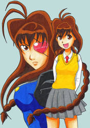 Get Wallpaper Jubei Chan Lovely Gantai No Himitsu On Retro Maho Shojo Deviantart Desktop Wallpaper