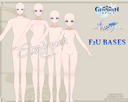 FREE TO USE BASES GENSHIN IMPACT/ HSR