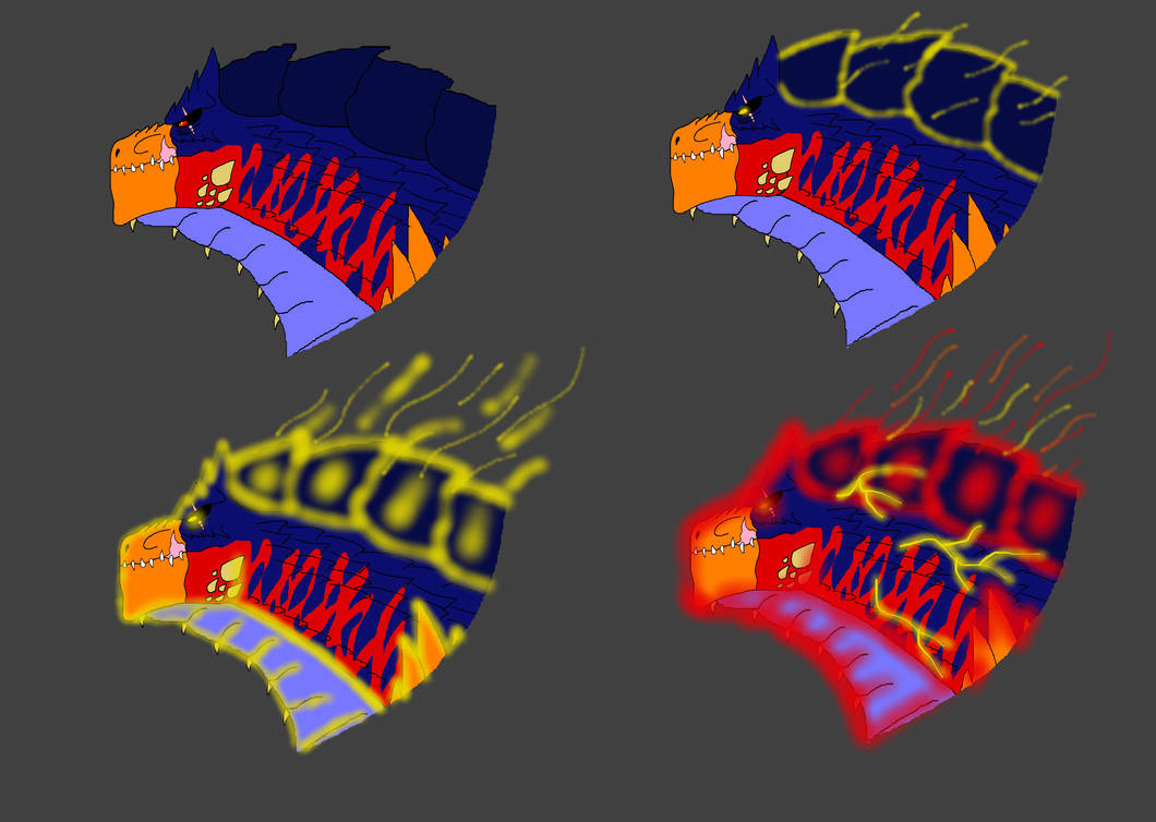 Gokeron and the 3 Stages of his Rage form by Memezilla25 on DeviantArt