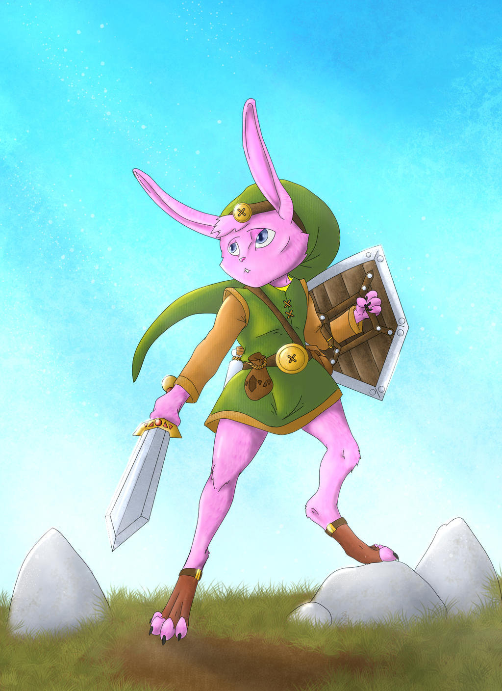 Bunny Link by Heart0fInk on DeviantArt
