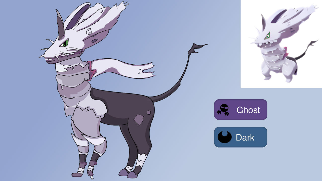 Fakemon art by SoullessCoyote on DeviantArt