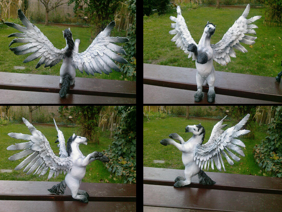 Pegasus sculpey painted