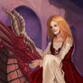 Girl with dragon
