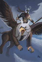 Griffin rider