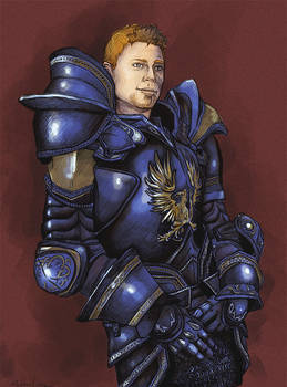 Alistair in Grey Warden Armor