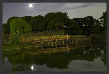 Foot Bridge at Night