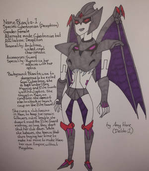 Blanita-1 (Transformers Animated OC)