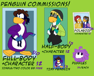 Penguin Commissions!