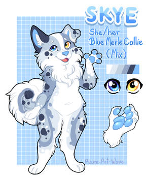 |Fursona| - blue sky blue doggo