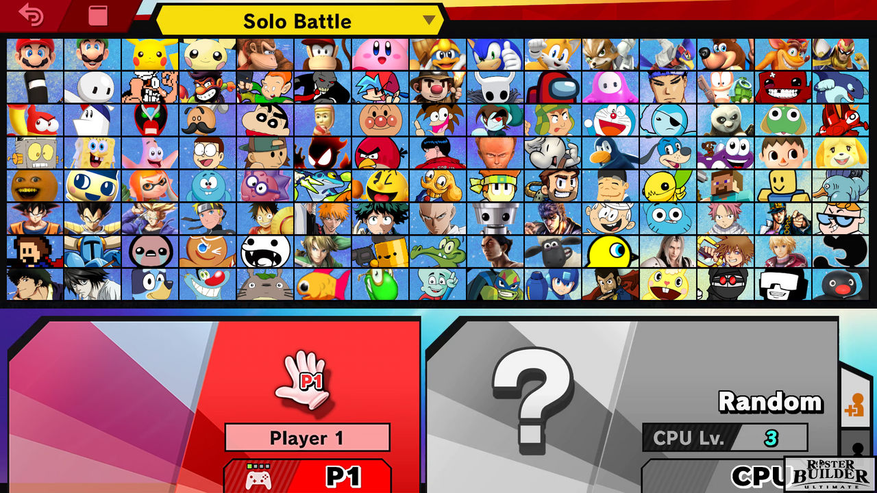 Smash Roster Objectland My Smash Roster by KahfiFrds on DeviantArt